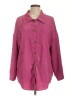 Shein 100% Polyester Burgundy Long Sleeve Blouse Size L - photo 1