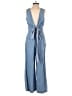 J.Crew Solid Blue Jumpsuit Size 2 - photo 2