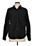 Gap 100% Cotton Solid Black Long Sleeve Button-Down Shirt Size L - photo 1