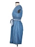 Nine West Blue Casual Dress Size S - photo 5