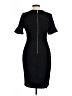 Calvin Klein Solid Black Cocktail Dress Size 10 - photo 2
