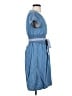 Nine West Blue Casual Dress Size S - photo 4