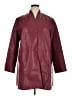 Anthony Richards 100% Polyester Burgundy Faux Leather Jacket Size XL - photo 1