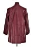 Anthony Richards 100% Polyester Burgundy Faux Leather Jacket Size XL - photo 2