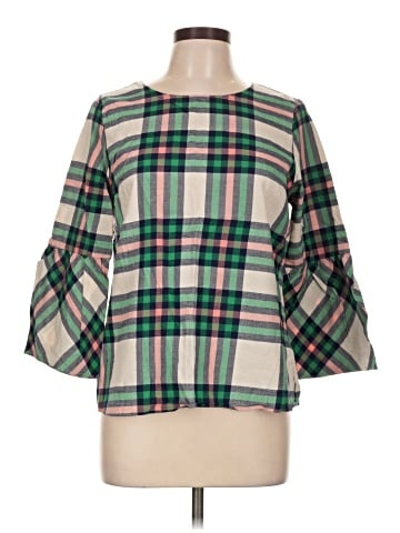 J.Crew Mercantile 3/4 Sleeve Blouse (view 1)