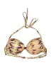 Unbranded Print Yellow Swimsuit Top Size Sm (34B) - photo 1