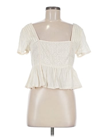 American Eagle Outfitters Short Sleeve Blouse (view 1)