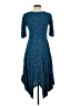 Assorted Brands 100% Rayon Blue Casual Dress Size XS - photo 2