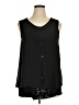 Joseph A. Black Sleeveless Blouse Size XL - photo 1