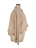 Unbranded 100% Polyester Checkered-gingham Tan 3/4 Sleeve Blouse Size XXL - photo 4