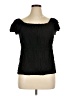 Maurices 100% Rayon Black Short Sleeve Top Size XL - photo 1
