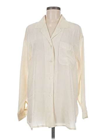 Moda International Long Sleeve Silk Top (view 1)