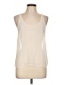 Diane von Furstenberg 100% Polyester Ivory Sleeveless Blouse Size 10 - photo 1