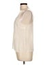 Diane von Furstenberg 100% Polyester Ivory Sleeveless Blouse Size 10 - photo 5