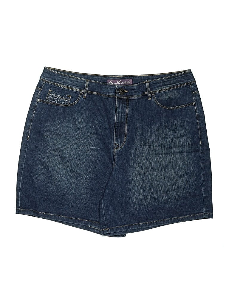 Pre-owned Gloria Vanderbilt Denim Shorts In Blue