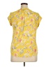Fun2Fun Yellow Short Sleeve Blouse Size L - photo 2