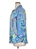 Spense Paisley Blue 3/4 Sleeve Blouse Size XL - photo 5