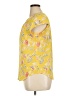 Fun2Fun Yellow Short Sleeve Blouse Size L - photo 5