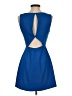 Babaton Solid Blue Cocktail Dress Size 0 - photo 2