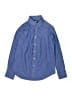 Lands' End 100% Cotton Solid Blue Long Sleeve Button-Down Shirt Size 12 - photo 1
