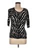 Ann Taylor Black 3/4 Sleeve Top Size M - photo 1