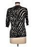 Ann Taylor Black 3/4 Sleeve Top Size M - photo 2
