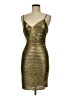Lulus 100% Polyester Metallic Gold Cocktail Dress Size M - photo 1