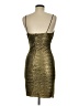 Lulus 100% Polyester Metallic Gold Cocktail Dress Size M - photo 2