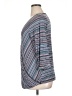 Jessica Simpson Stripes Blue 3/4 Sleeve Blouse Size XL - photo 5