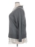 Torrid Checkered-gingham Gray Pullover Sweater Size 2X Plus (2) - photo 5