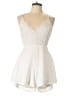 Shein 100% Polyester Hearts Ivory Romper Size L - photo 1