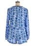Lilly Pulitzer 100% Polyester Chevron-herringbone Blue Romper Size XL - photo 2