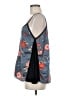 Cinq à Sept 100% Silk Blue Sleeveless Silk Top Size M - photo 5