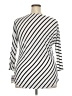 INC International Concepts Stripes White Silver Pullover Sweater Size XXL - photo 2