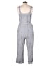 Everlane 100% Linen Checkered-gingham Gray Jumpsuit Size 8 - photo 2