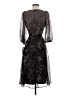 DKNY 100% Polyester Animal Print Black Cocktail Dress Size 0 - photo 2