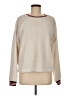 Hem & Thread 100% Polyester Tweed Ivory Pullover Sweater Size M - photo 1
