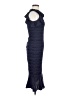 Slate & Willow Chevron-herringbone Blue Cocktail Dress Size 4 - photo 4