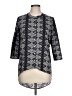 Roberta Freymann 100% Cotton Black 3/4 Sleeve Blouse Size L (estimated) - photo 1