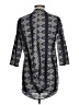 Roberta Freymann 100% Cotton Black 3/4 Sleeve Blouse Size L (estimated) - photo 2