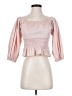 Nordstrom Pink 3/4 Sleeve Blouse Size S (estimated) - photo 1