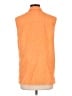 Eddie Bauer 100% Polyester Polka Dots Orange Sleeveless Blouse Size L - photo 2