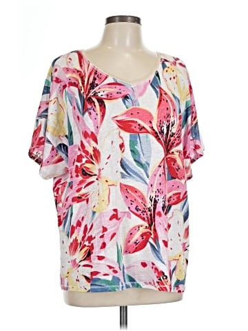 Chico's Short Sleeve Blouse (view 1)