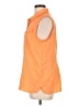 Eddie Bauer 100% Polyester Polka Dots Orange Sleeveless Blouse Size L - photo 5