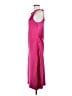 Gap 100% Polyester Solid Pink Casual Dress Size M - photo 5