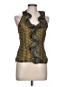 Ark & Co. 100% Polyester Gold Sleeveless Blouse Size L - photo 1