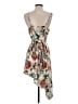 StyleStalker 100% Polyester Floral Ivory Cocktail Dress Size S - photo 2