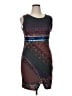 Desigual Graphic Blue Cocktail Dress Size XL - photo 1