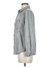 Chico's 100% Tencel Gray Long Sleeve Button-Down Shirt Size M - photo 5