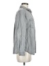 Chico's 100% Tencel Gray Long Sleeve Button-Down Shirt Size M - photo 4